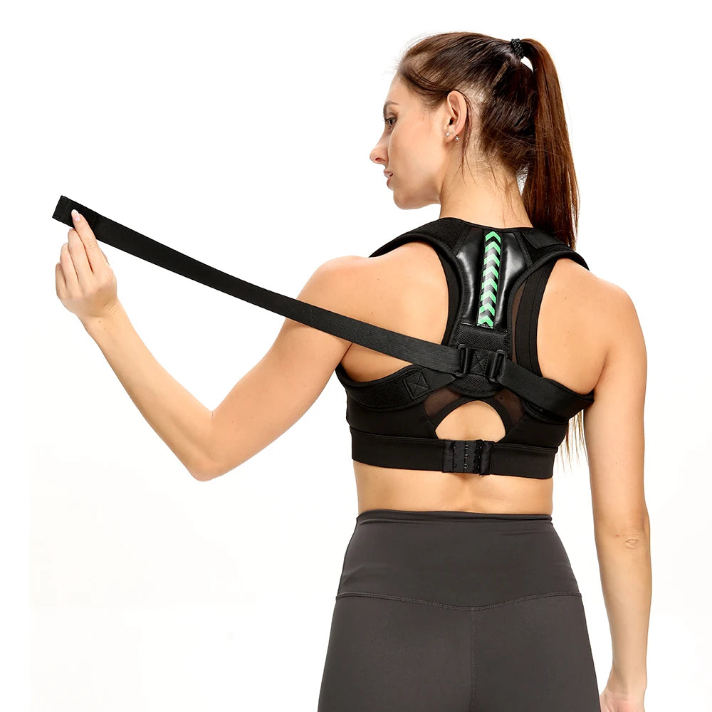 Adjustable Posture Corrector Belt Upper Back Clavicle Spine Support Neck Brace for Home Office Sport Use Shoulder Back Brace